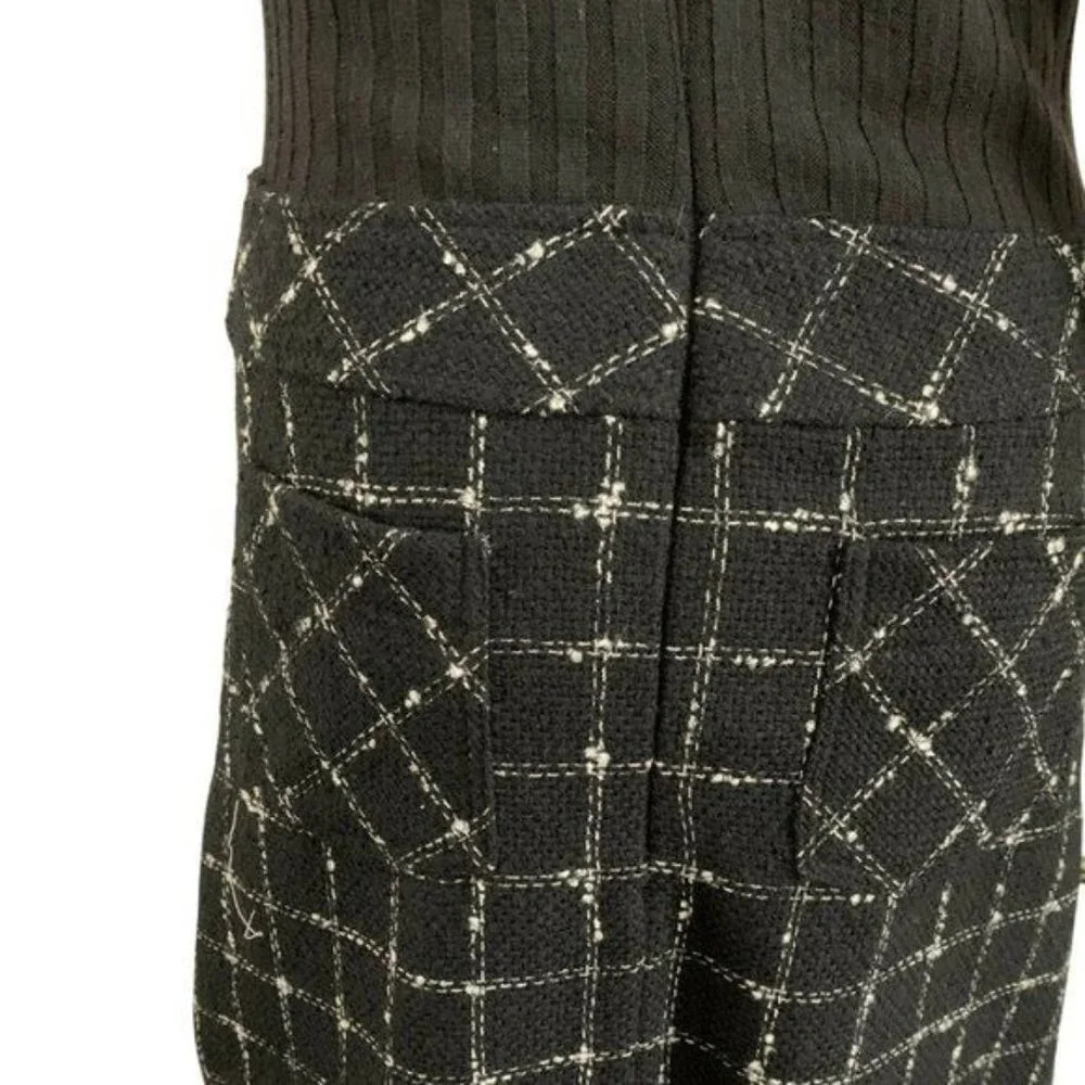 90s Mod Style Vintage Wool Mini Dress by GERONIMO - Picture 4 of 5